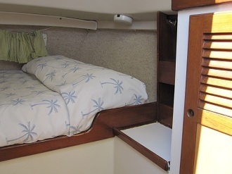 Key West Sailing Adventure Private Sailing Charters Our Boat Obsession Master Cabin Bed