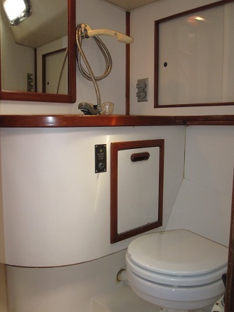 Key West Sailing Adventure Private Sailing Charters Our Boat Wild Thing V-Birth Bathroom
